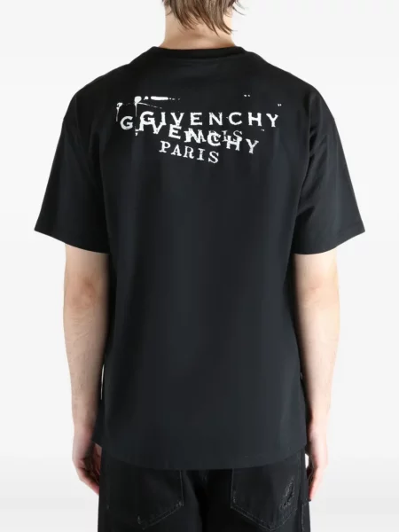 Тениска Givenchy с принт черно