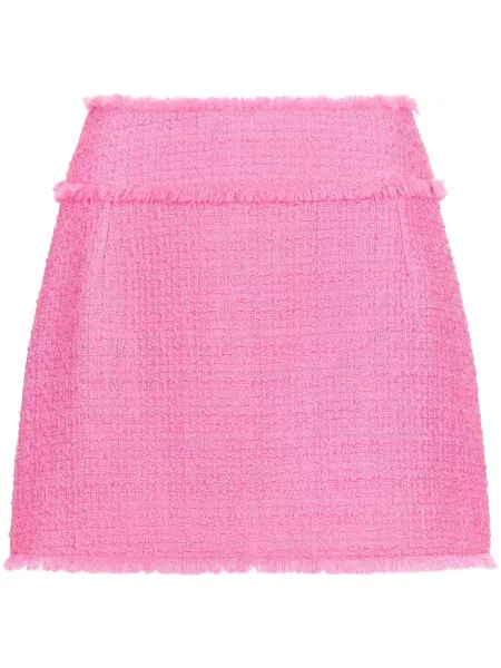 Fustă Dolce & Gabbana din tweed roz