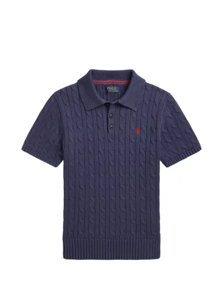 Koszulka polo dziecięca Polo Ralph Lauren niebieska