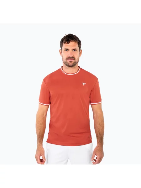 Футболка тенісна Tecnifibre Team Tech terracotta