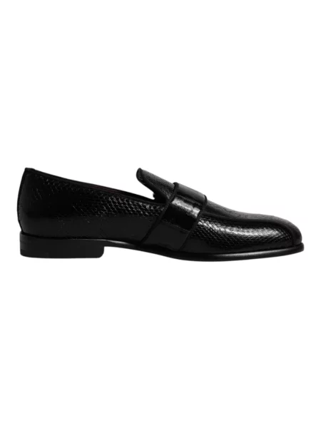 Półbuty Dolce And Gabbana skórzane czarne