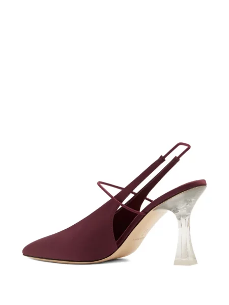 Pantofi cu toc Studio Amelia slingback roșu