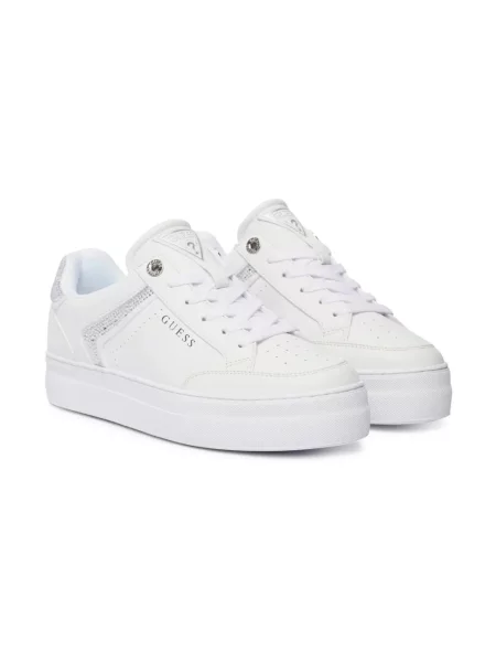 Sneakersy Guess skórzane białe