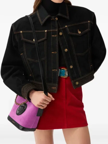 Geacă de blugi Versace negru