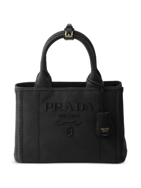 Geantă Prada din canvas negru
