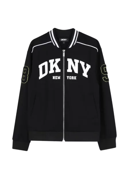 Bluza rozpinana dziecięca Dkny czarna