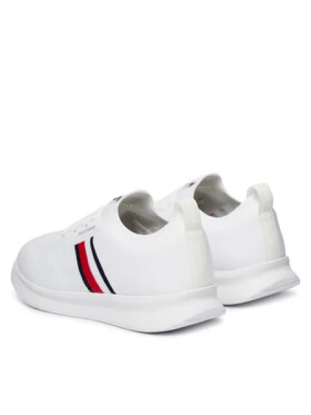 Sportcipők Tommy Hilfiger Lightweight Knitted Runner fehér