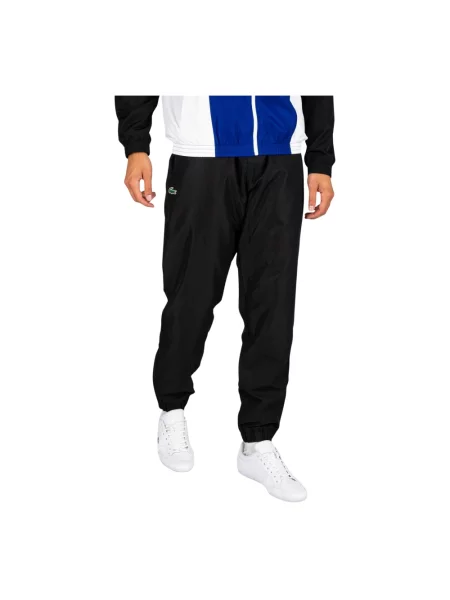 Spodnie dresowe Lacoste z logo czarne