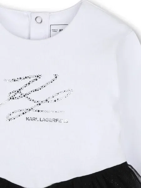 Karl Lagerfeld розкльошена сукня з бавовною