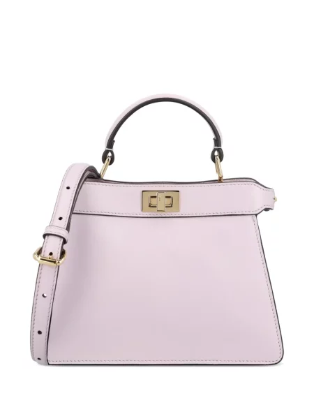 Geantă Fendi Peekaboo mini violet