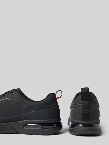 Sneakersy z aplikacją z logo model ‘Nubola’ Bugatti czarne