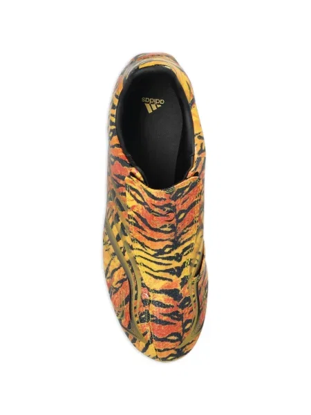 Tigriscsíkos póló Adidas nyomtatás fekete