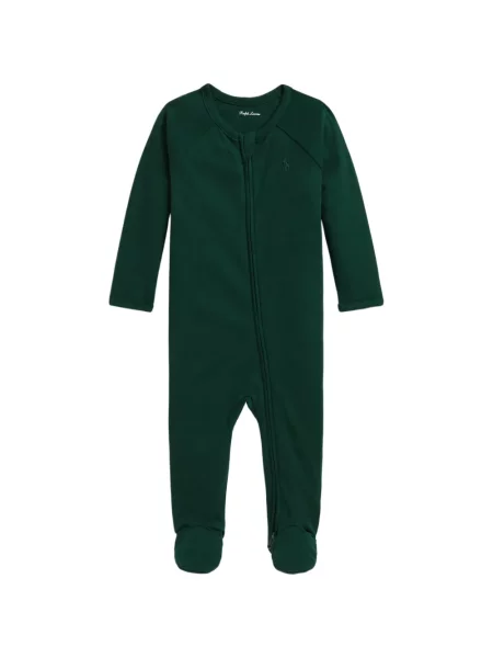 Piżama dziecięca Polo Ralph Lauren zielona