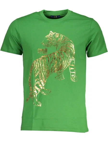 Tricou Cavalli Class scurt verde