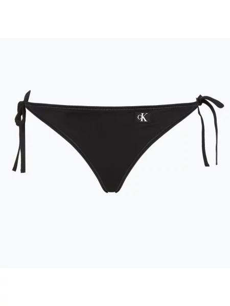 Calvin Klein долнище на бански String Side Tie pvh black черно