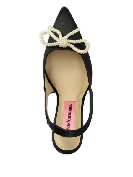 Pantofi cu toc Custommade slingback negru