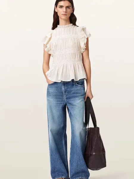 Широкие джинсы Allsaints