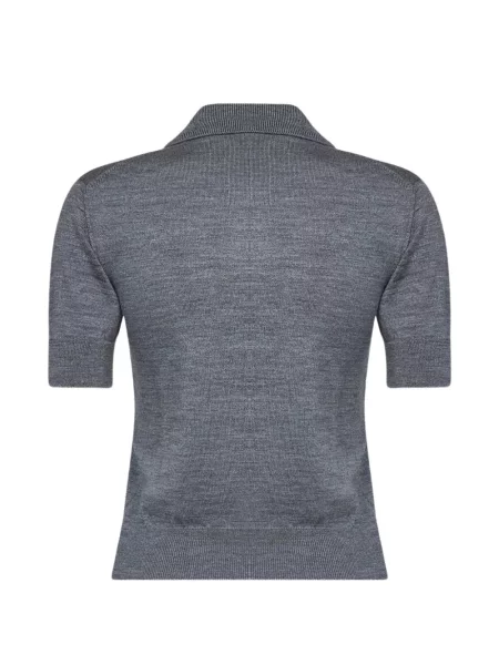 Scurt tricou polo Ami Paris gri