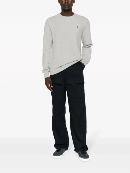 Τρέξιμο fleece polo Polo Ralph Lauren με κέντημα κόκκινο