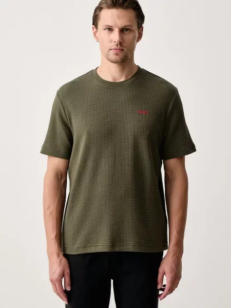HUGO tricou loungewear pentru bărbați cu Austin T-Shirt verde
