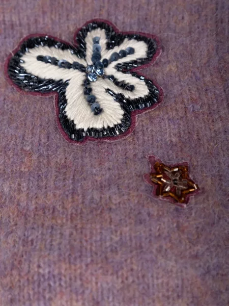 Cardigan Alemais violet