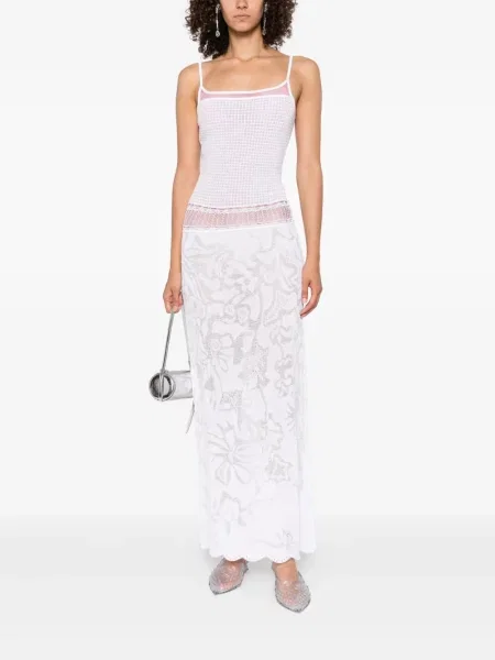 Rochie maxi Roberta Einer de costum alb