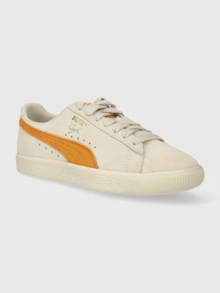 Puma sneakersy zamszowe Clyde OG beżowy