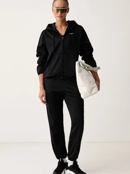 Nike spodnie dresowe Studio Fleece Therma-FIT czarne