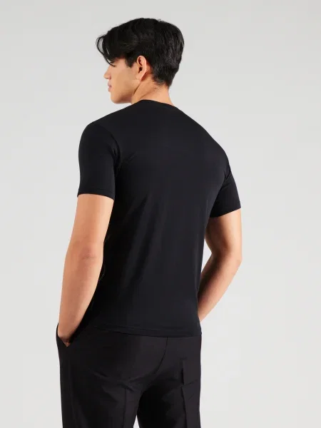 Emporio Armani Tricou gri negru