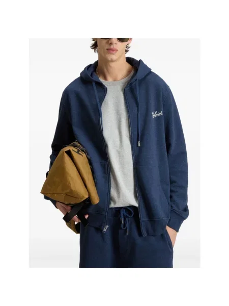 Bluza Woolrich niebieska