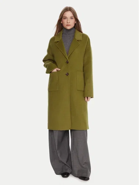 United Colors Of Benetton Palton de lână verde