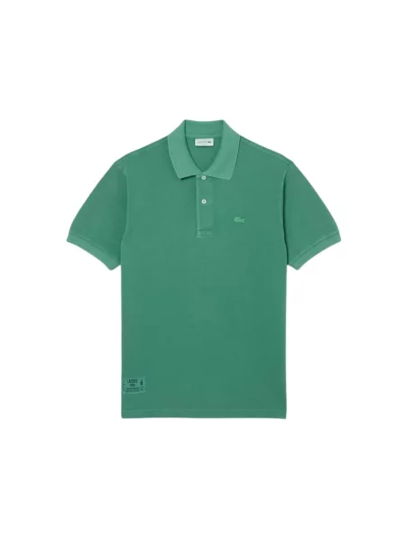 Koszulka polo Lacoste z krótkim rękawem zielona