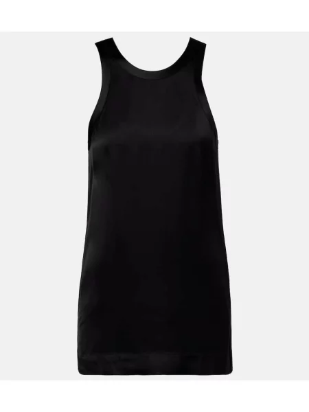Top Toteme din satin negru