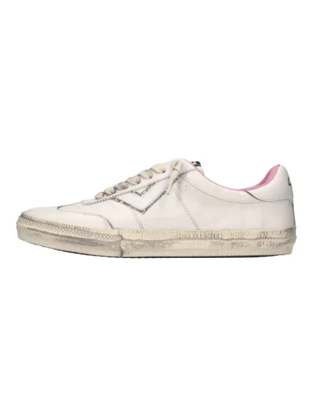 Sneakersy 4b12 skórzane białe
