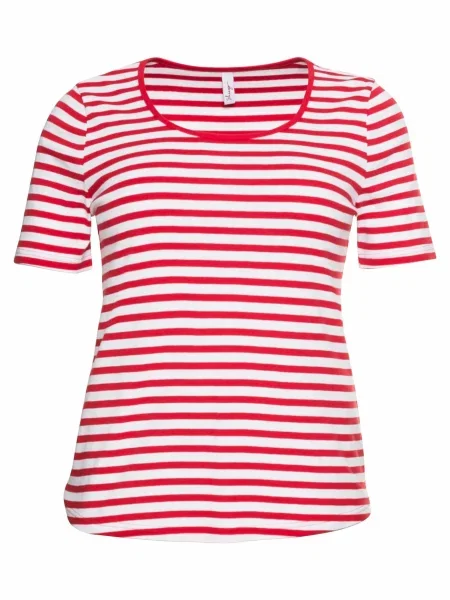 SHEEGO Tricou roșu alb