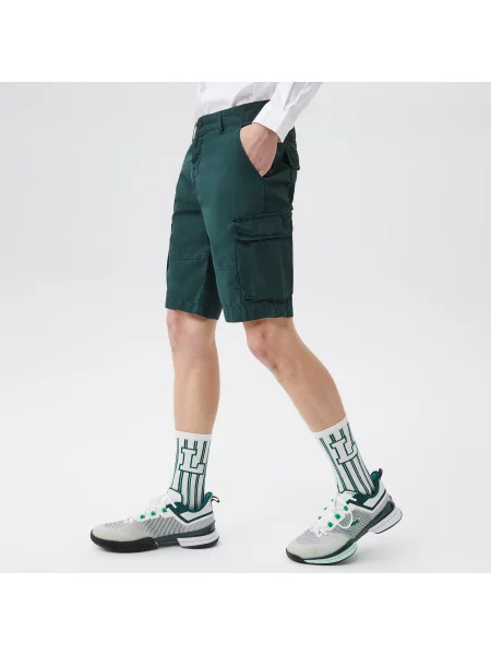Lacoste Bermudy Lacoste zielone