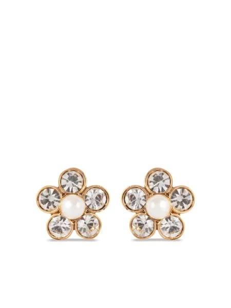 Cercei Nina Ricci cu perle auriu