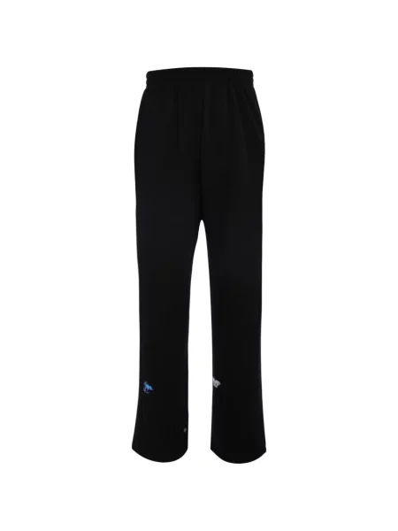 Pantaloni Tee Library cu imagine alergare negru