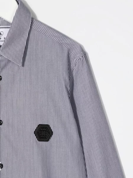 Koszula dziecięca Philipp Plein czarna