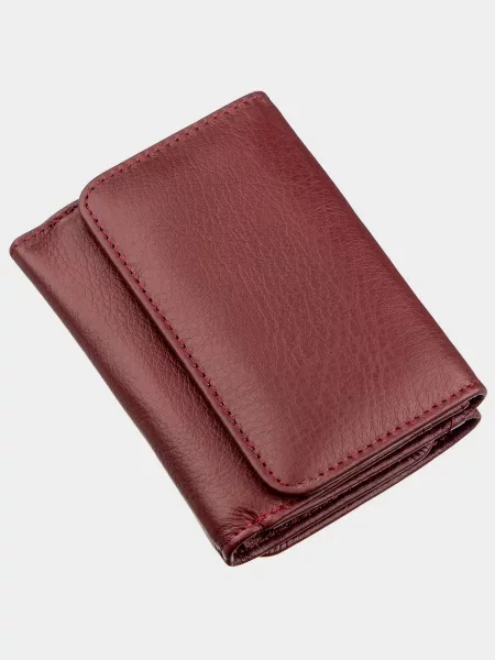 ST Leather Accessories Гаманець Шкіра червоний