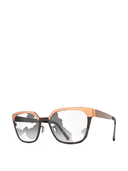 Ochelari de soare Blackfin cu imprimeu geometric maro