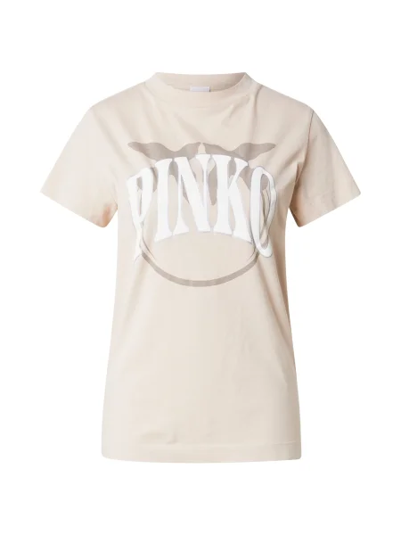 PINKO Majica Start Regular Fit bež