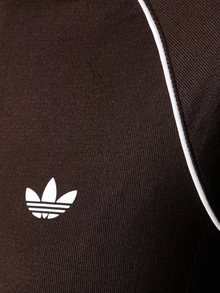 Суичър с цип Adidas Originals кафяво