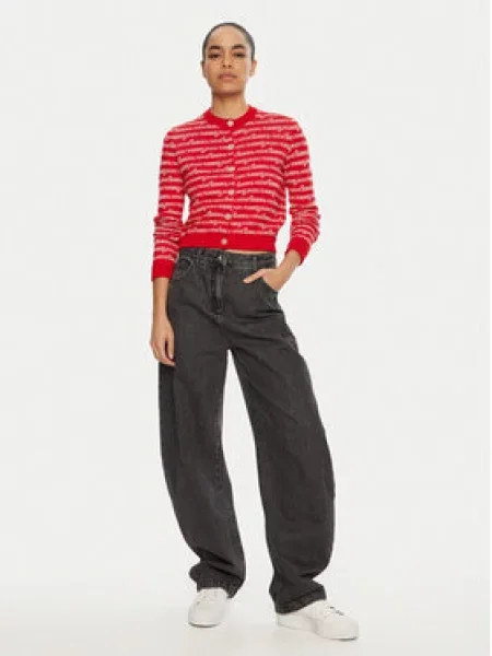 Tommy Jeans Kardigan červená