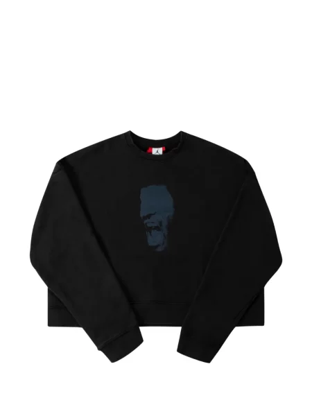 Pulover Jordan cu imagine negru