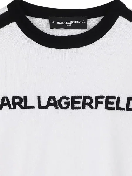 Sweter dziecięcy Karl Lagerfeld biały