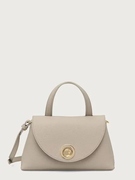 Coccinelle geantă crossbody pentru femei din piele NIKLA bej