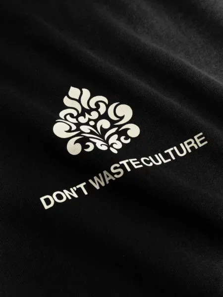 Lung hanorac Don't Waste Culture negru
