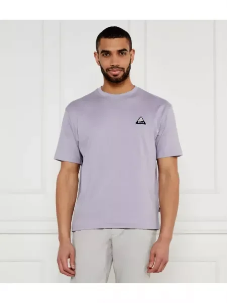 BOSS ORANGE Tricou Te_fishpatch portocaliu