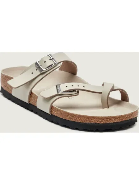 Birkenstock De piele șlapi Mayari LENA | narrow fit bej